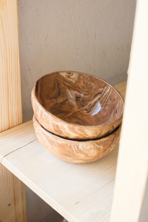 marble breakfast bowl