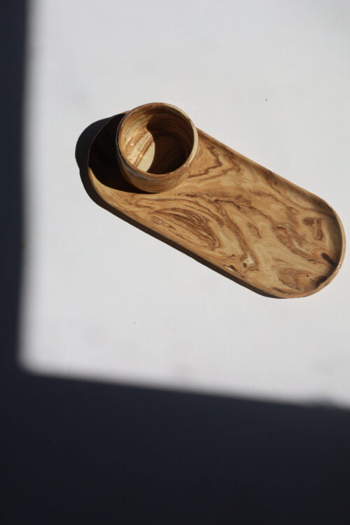 marble terra platter