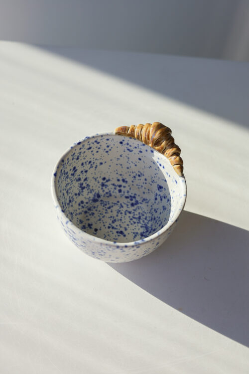 croissant coffee cup