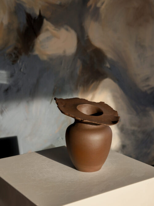 asymmetrical vase
