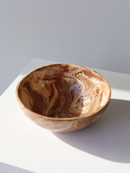 marble breakfast bowl
