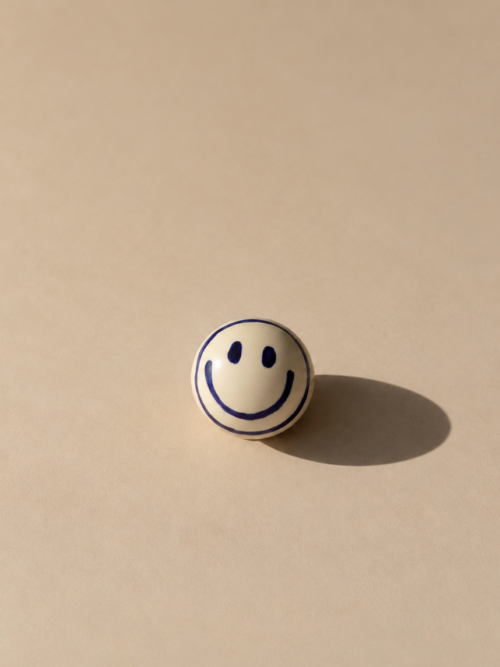 boule - blue smiley