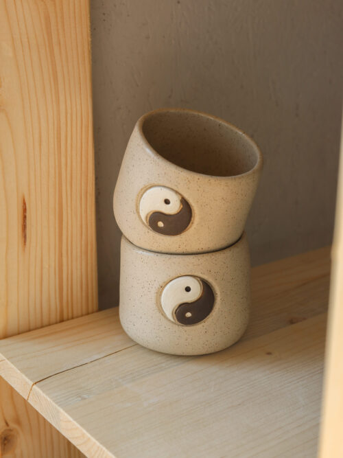 matte yin yang cup