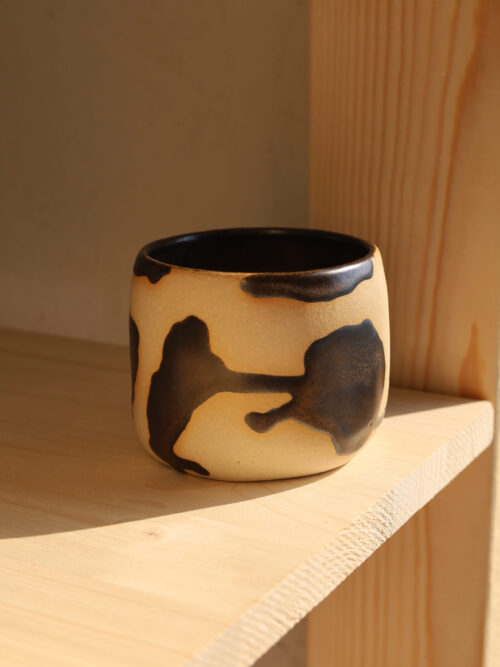 brown vaca cappuccino cup