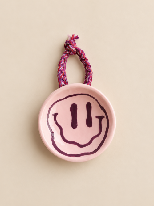 drippy smiley wall plate