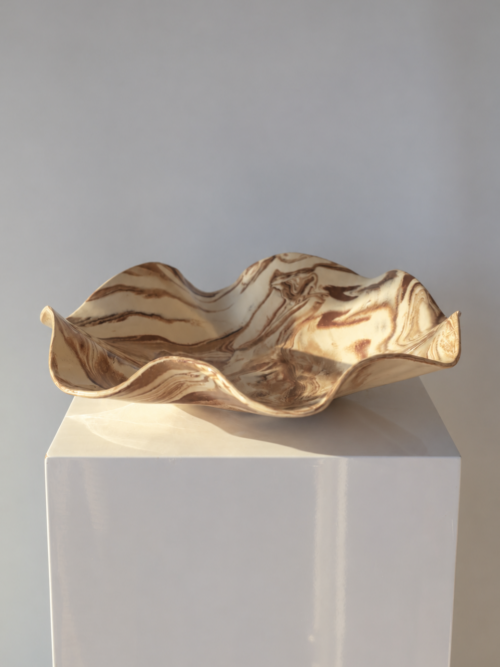marble wave bowl