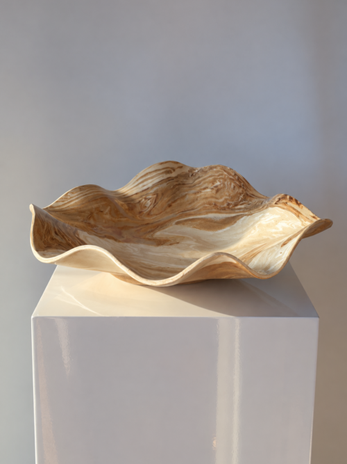 marble wave bowl