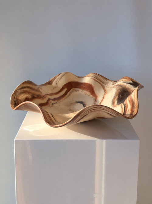 marble wave bowl