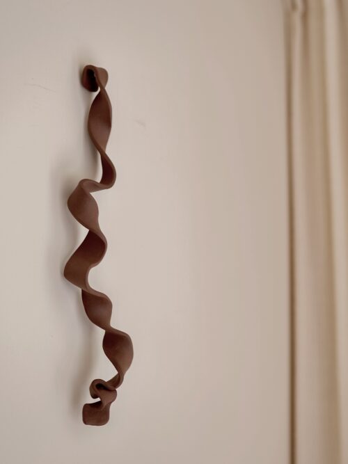 wall object - matte burgundy