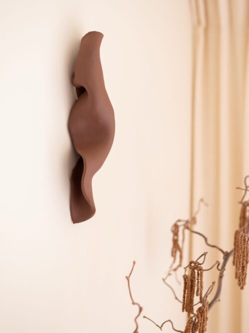 wall object - matte burgundy